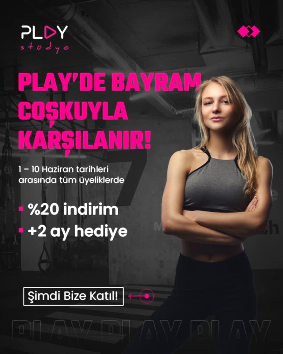 Kampanya Uzatıldı: PlayStüdyo’da Spora Şimdi Başlamanın Tam Zamanı!
